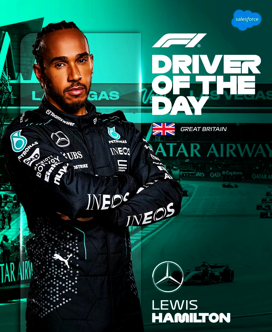 阿斯顿马丁险胜梅赛德斯，汉密尔顿高光表现